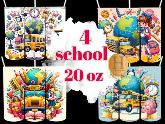 4 Back to School Tumbler 20 Oz: A Versatile Design for Creative and Practical Use