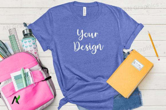 Back to School Bell Canvas Mockup - 035