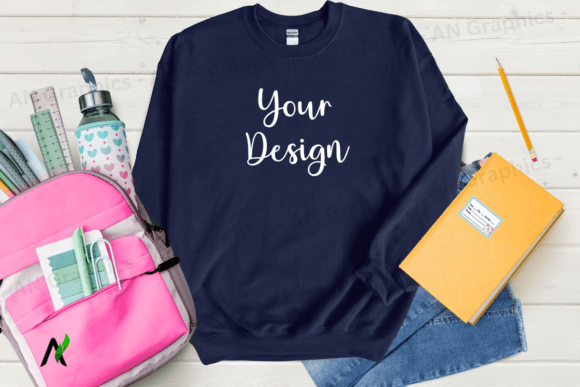 Back to School Gildan 18000 Mockup - 028: A Versatile Tool for Designers and Merchants