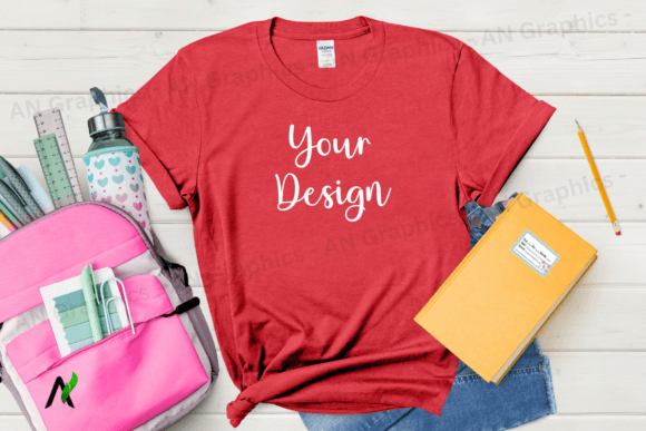 Back to School Gildan 64000 Mockup - 035