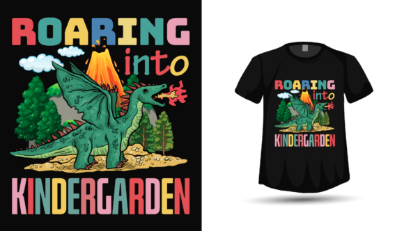 Back to School Trex Roaring Tshirt: A Versatile Design for Creative Projects