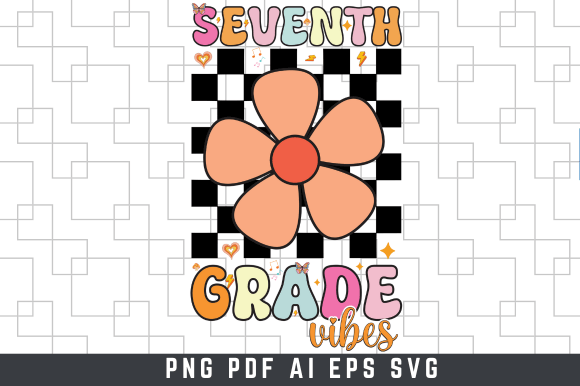 Seventh Grade Vibes - Back to School SVG: A Creative Resource for Designers and Educators