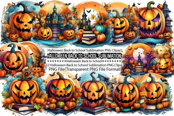 Spooky Learning: Halloween Back to School Sublimation Bundle